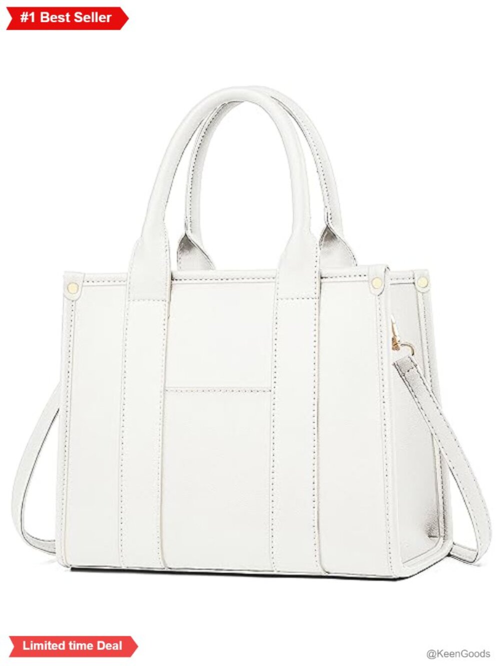 Faux Leather Tote Bag Crossbody Satchel Top Handle Women's Handbag